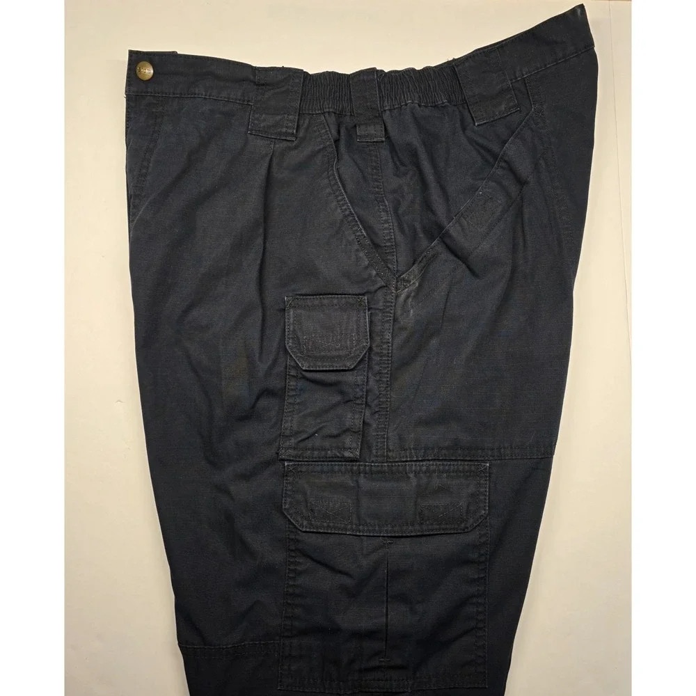 5.11 Tactical Mens Size 38x30 Navy Blue Rip Stop Cargo‎ Pants